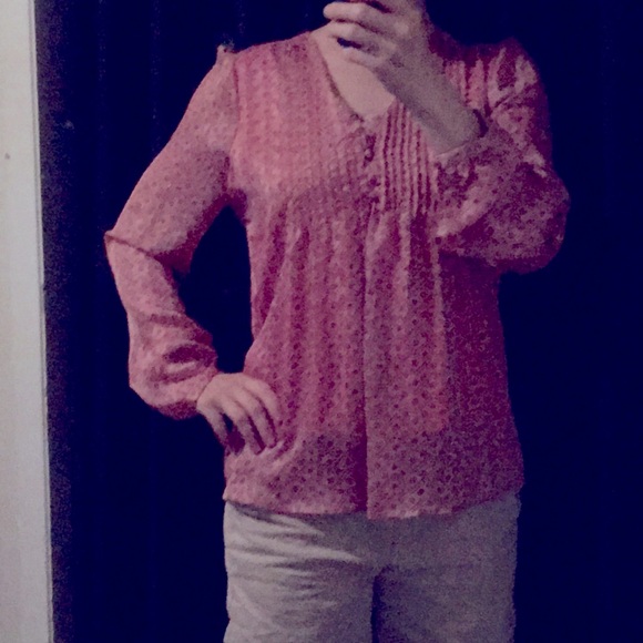 ⚡️Host Pick⚡️Esqualo Womens Pink Blouse Size US 8 - Picture 12 of 12